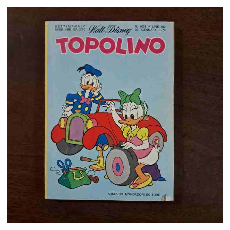 Topolino Libretto n.1052 Walt Disney con bollino