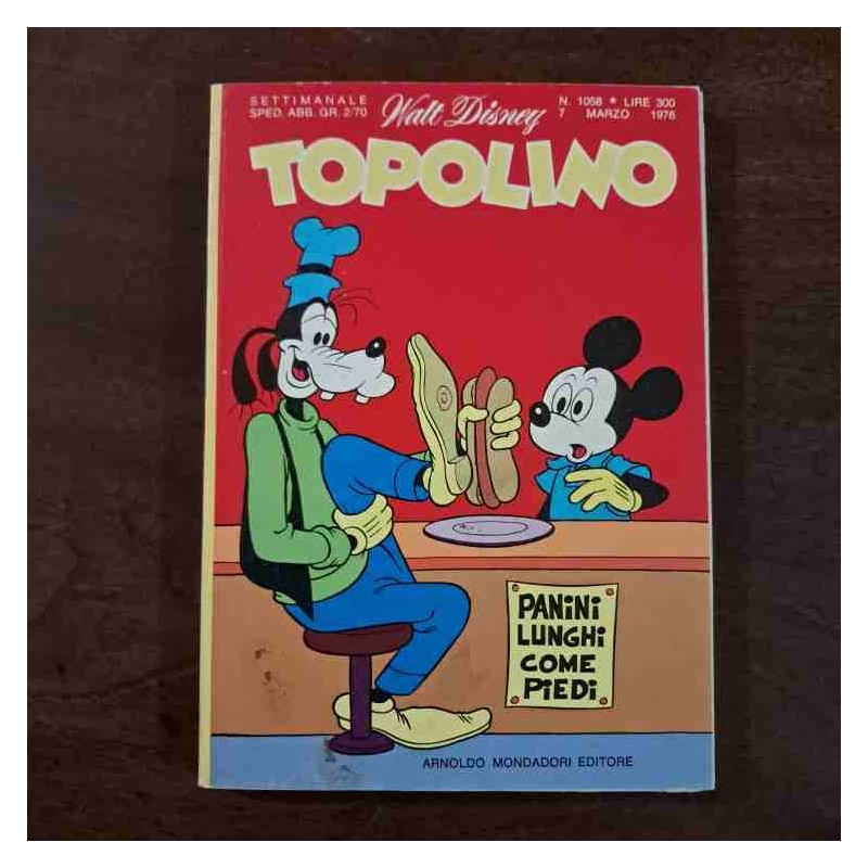 Topolino Libretto n.1058 Walt Disney