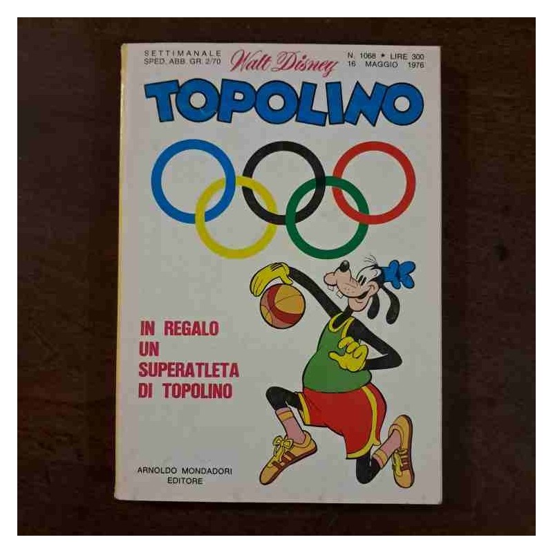 Topolino Libretto n.1068 Walt Disney con bollino