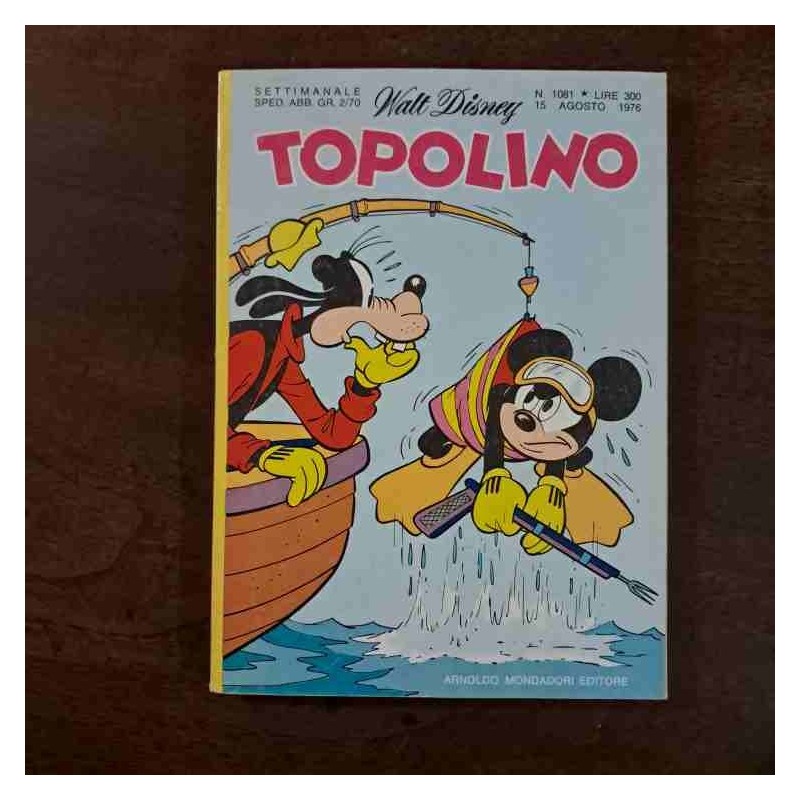 Topolino Libretto n.1081 Walt Disney con bollino