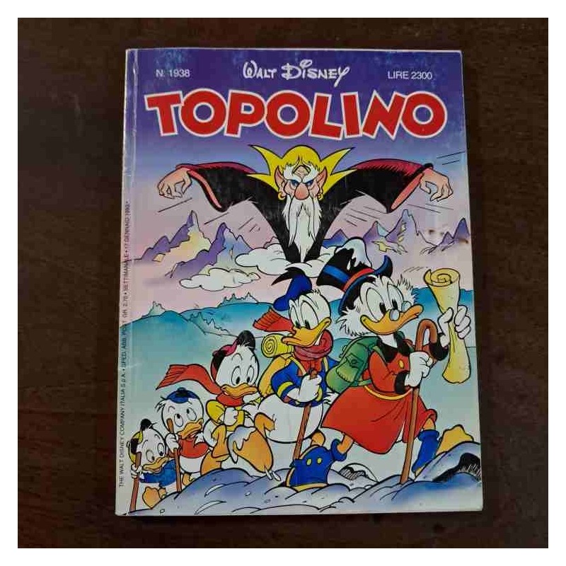 Topolino Libretto n.1938 Walt Disney