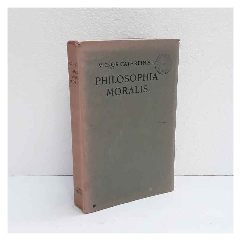 Philosophia Moralis di Cathrein Victor