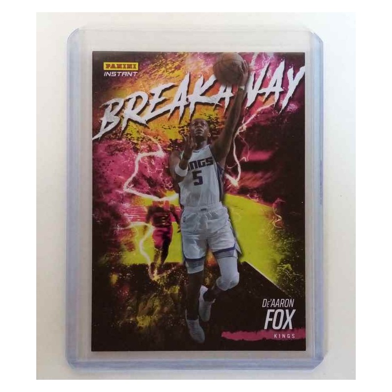 De'Aaron Fox  2021-22  Panini NBA Instant Breakaway B12  1/2819