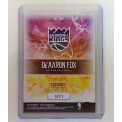 De'Aaron Fox  2021-22  Panini NBA Instant Breakaway B12  1/2819