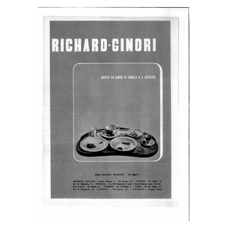 Richard Ginori Servizi per bimbi