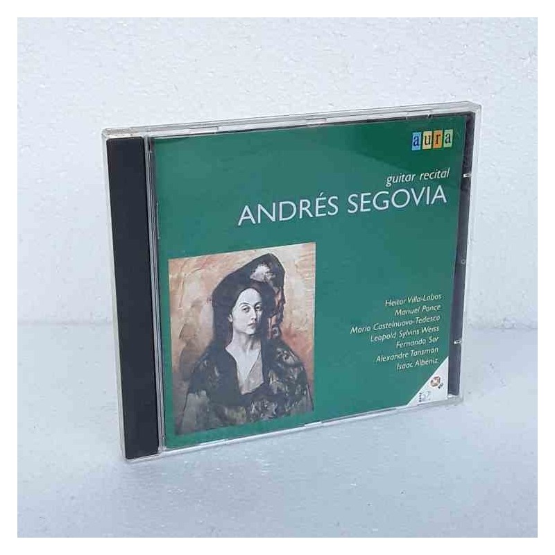 Cd Andres Segovia guitar recital aura