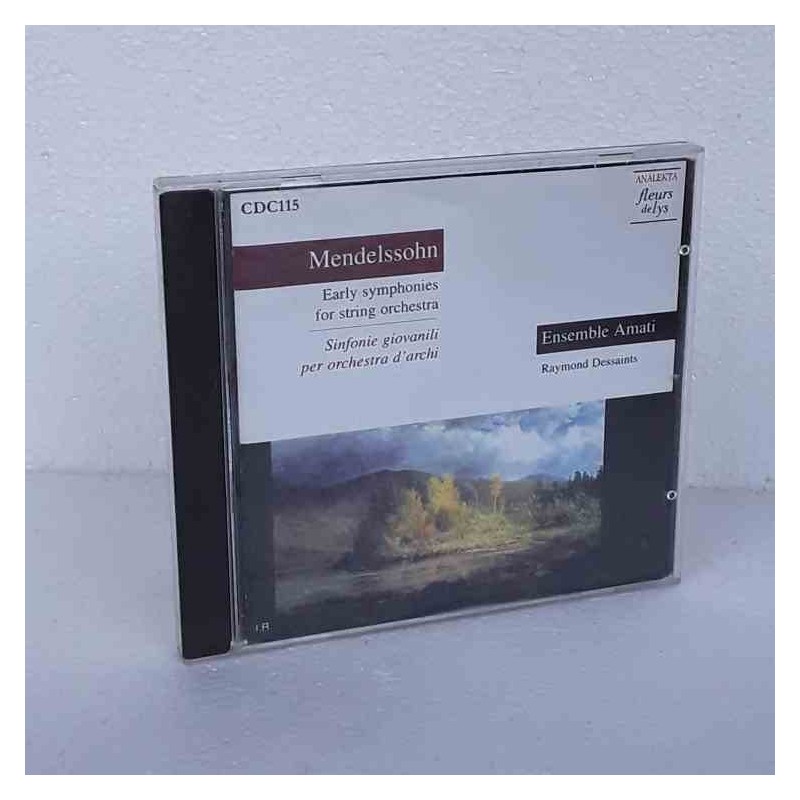 Cd Mendelssohn ensemble Amati