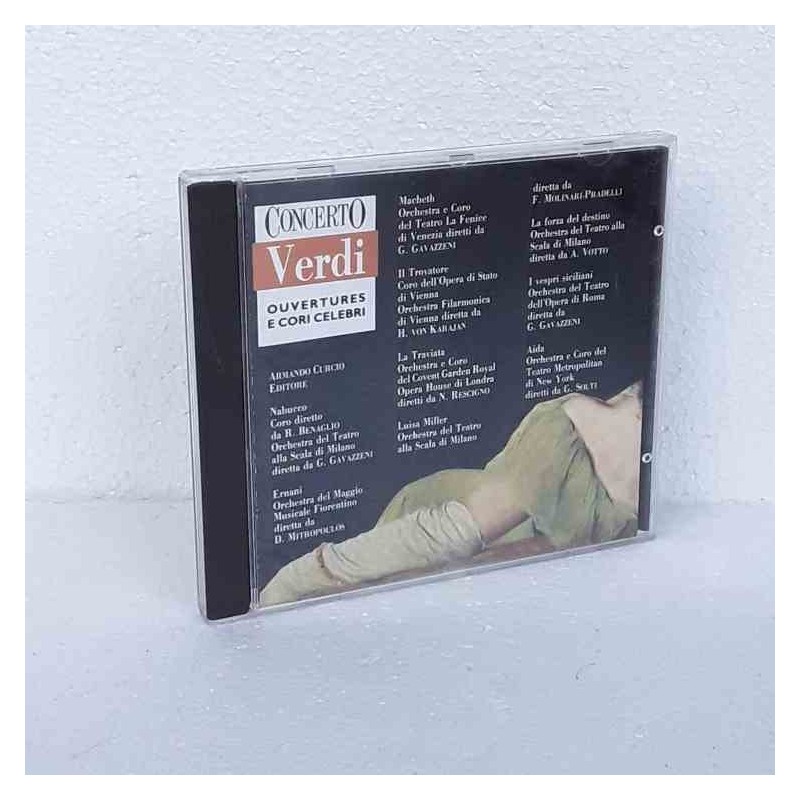 Cd concerto Verdi ouvertures e cori celebri