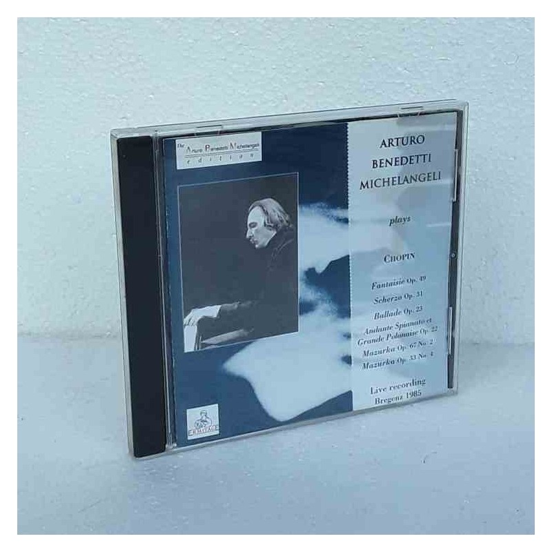 Cd Arturo benedetti Michelangeli plays Chopin
