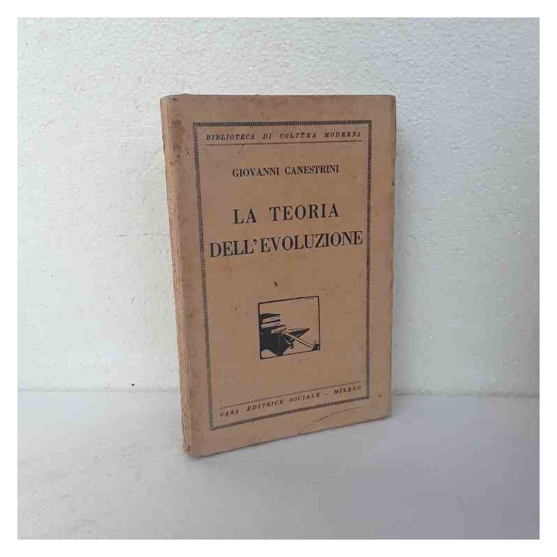 La teoria dell'evoluzione di Canestrini Giovanni