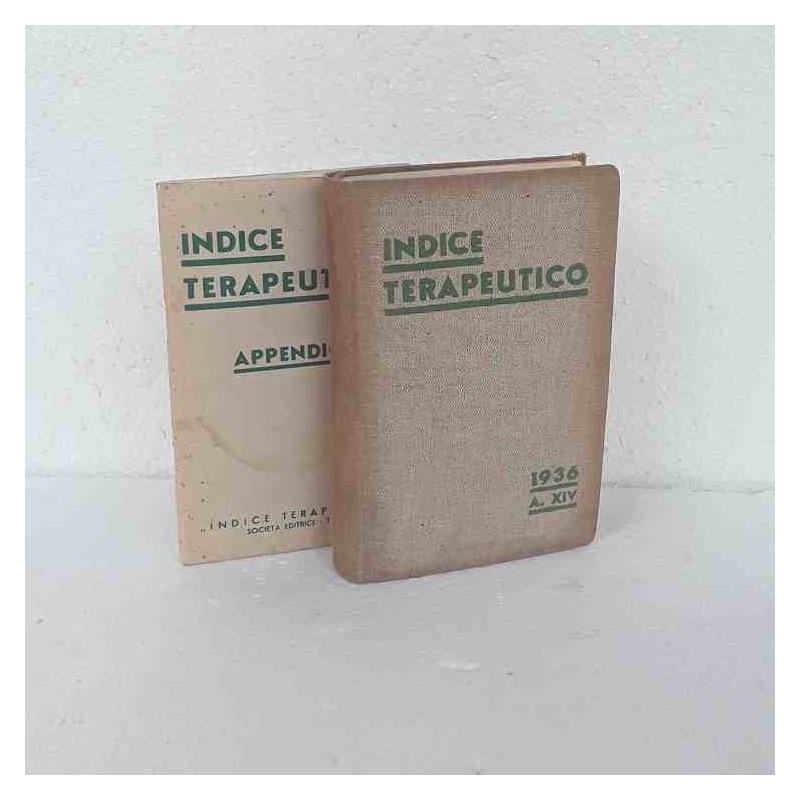 Indice terapeutico 1936 di Mayer Amedeo