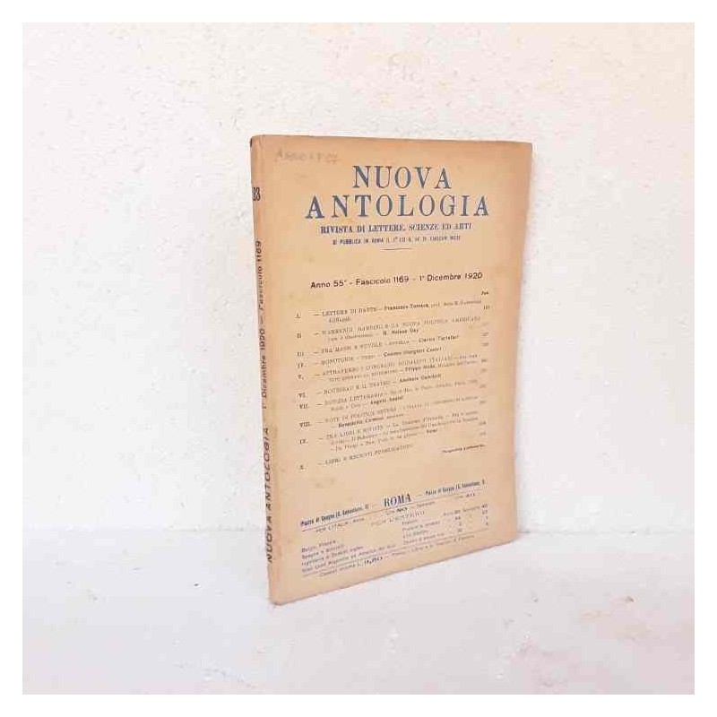 Nuova Antologia rivista di lettere scienze ed arti 1920 fascicolo 1169