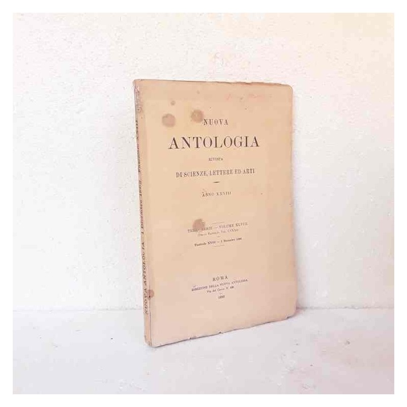 Nuova Antologia rivista di lettere scienze ed arti 1893 fascicolo 23