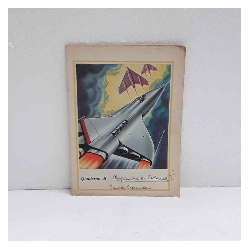 Quaderno scolastico anni 40/50 pubblicitario Motta