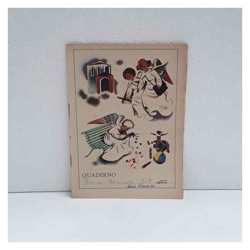 Quaderno scolastico anni 40/50 storia di due bambini buoni 7