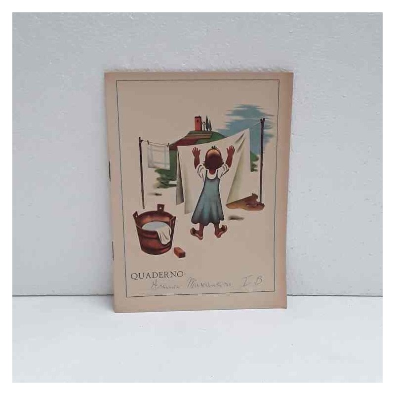 Quaderno scolastico anni 40/50 storia di due bambini buoni 3