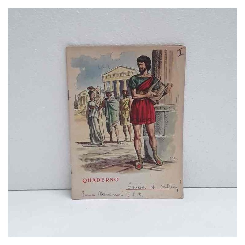 Quaderno scolastico anni 40/50 la lira
