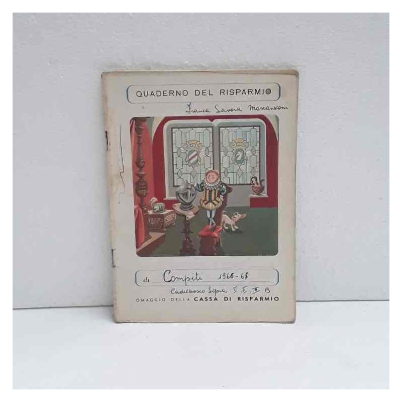 Quaderno scolastico anni 40/50 serie risparmio