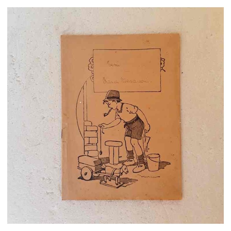 Quaderno scolastico anni 40/50 paralleli e meridiani