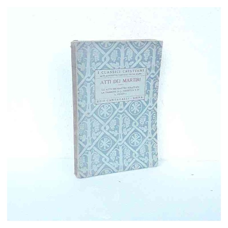 Atto dei martiri di Vari autori