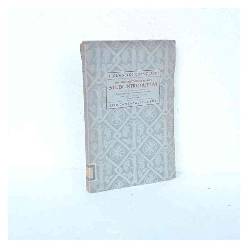 Studi introduttivi di Sant'Agostino