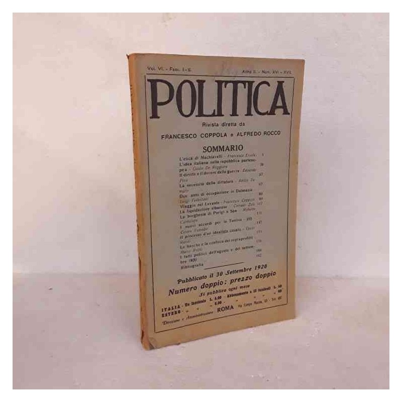 Politica rivista Coppola 1920