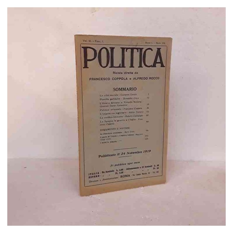 Politica rivista Coppola 1919