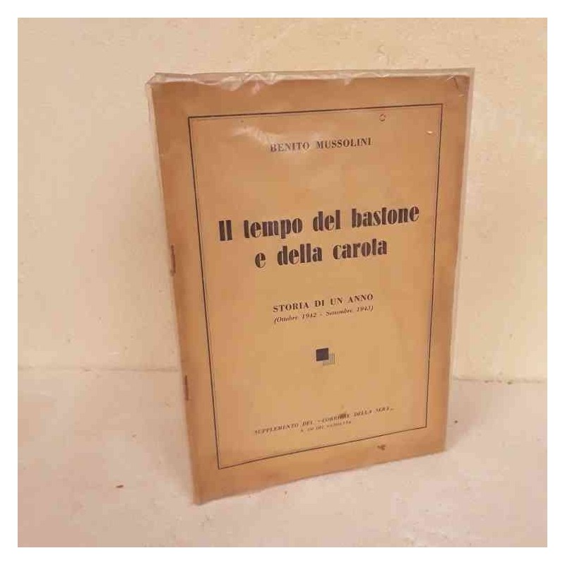 Il tempo del bastone e della carota