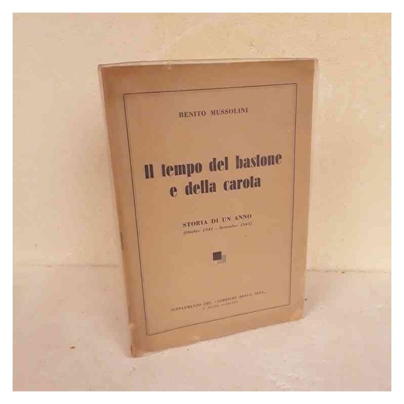 Il tempo del bastone e della carota
