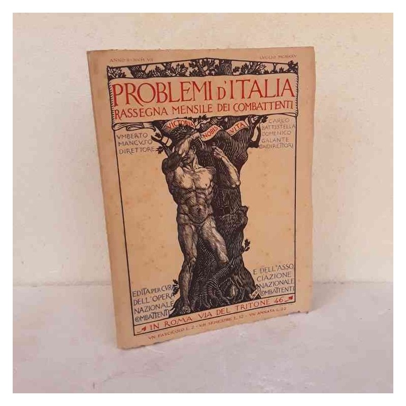 Problemi d'Italia rassegna mensile combattenti