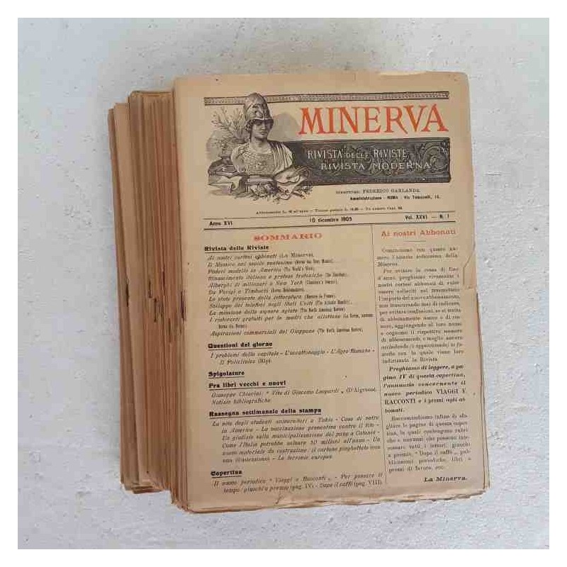 Rivista Minerva 1906