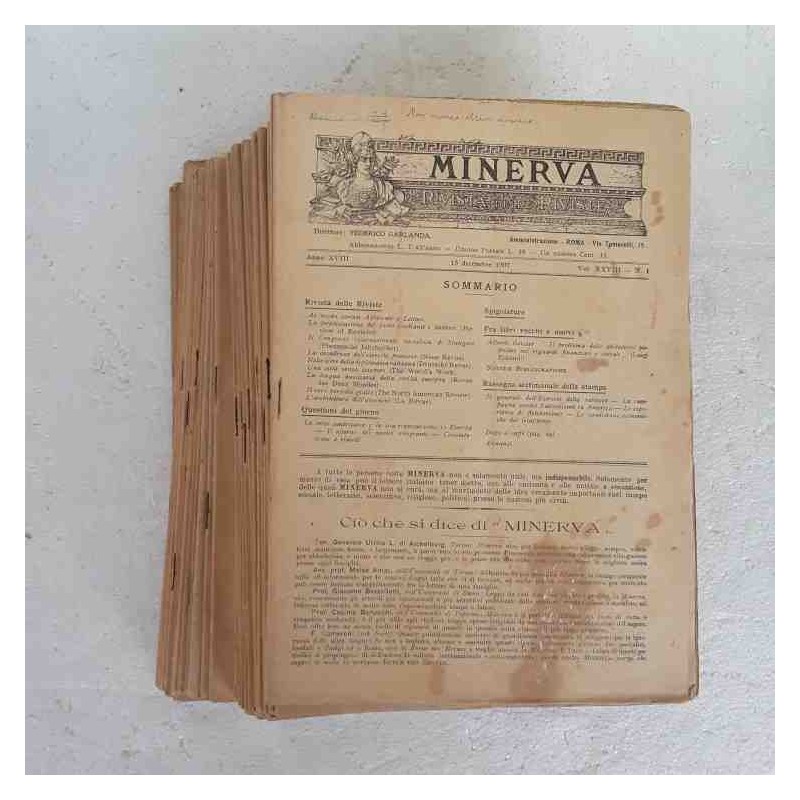 Rivista Minerva 1908