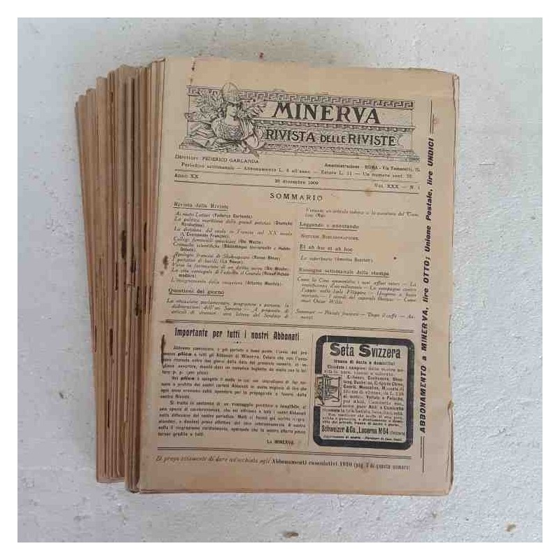 Rivista Minerva 1910