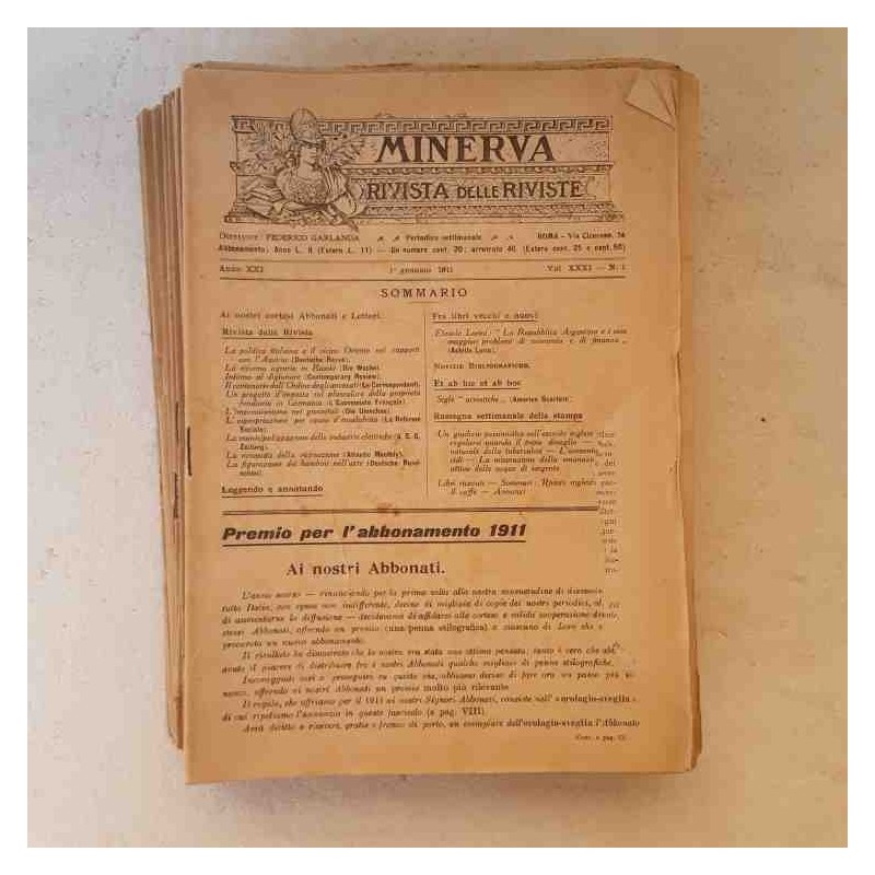 Rivista Minerva 1911