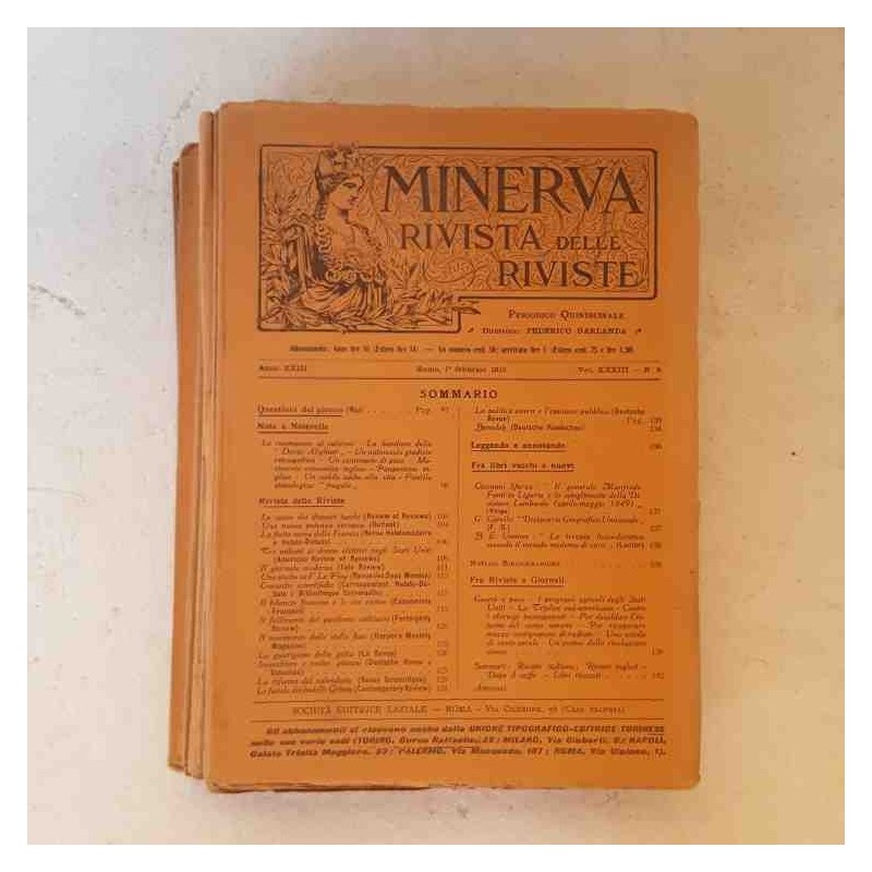 Rivista Minerva 1913