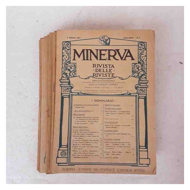 Rivista Minerva 1921