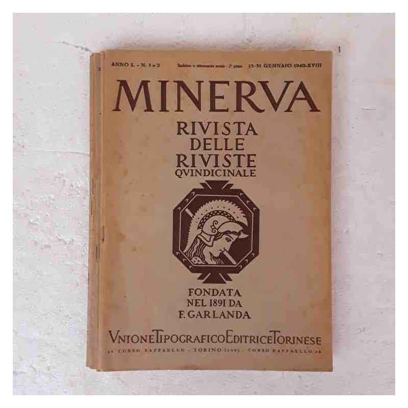 Rivista Minerva 1940
