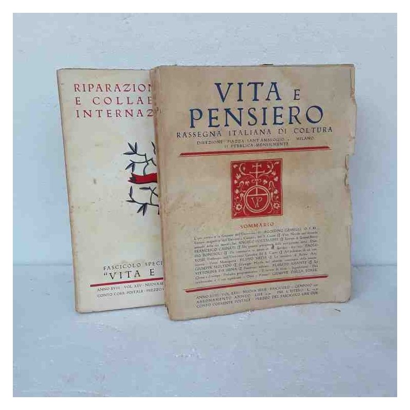 Vita e Pensiero Rassegna Italiana di Coltura 1932