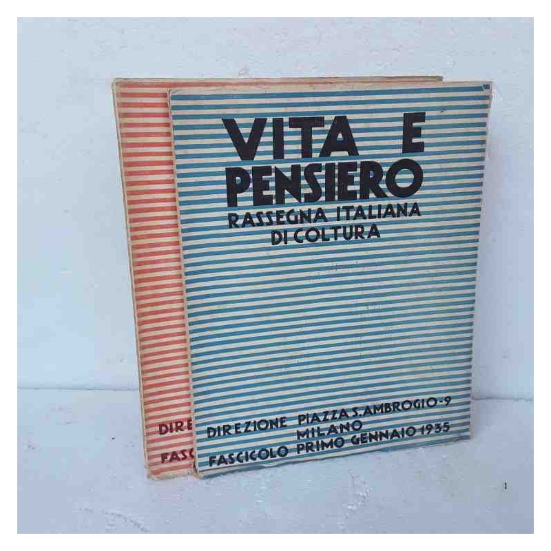 Vita e Pensiero Rassegna Italiana di Coltura 1935