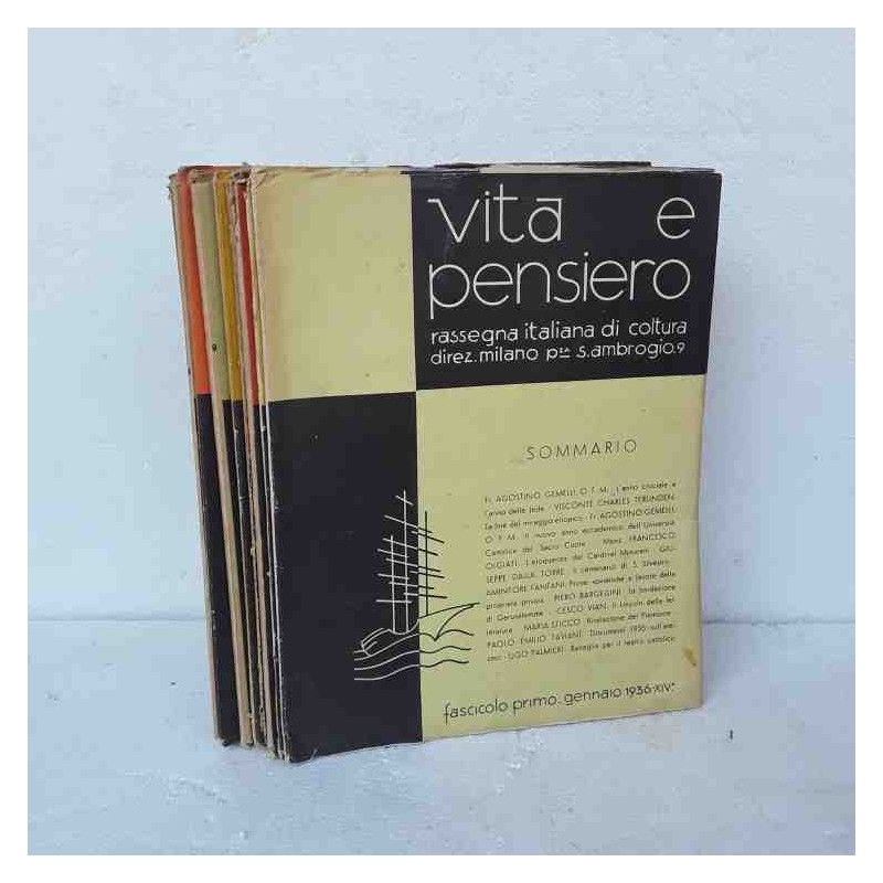 Vita e Pensiero Rassegna Italiana di Coltura 1936
