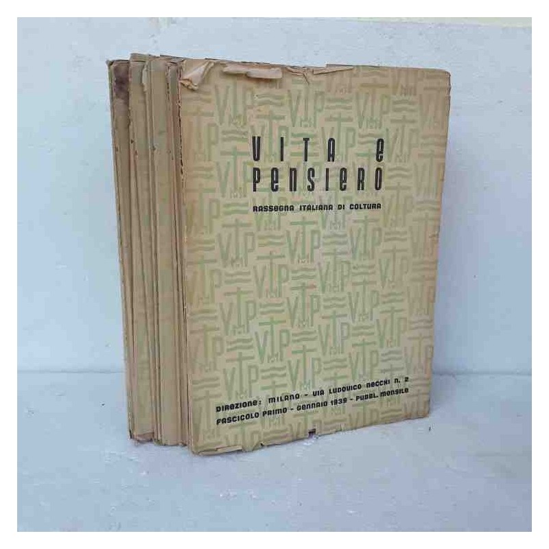 Vita e Pensiero Rassegna Italiana di Coltura 1939