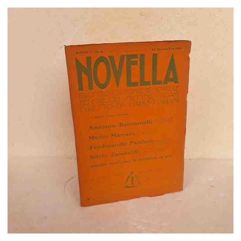 Novella scrittori italiani 1919