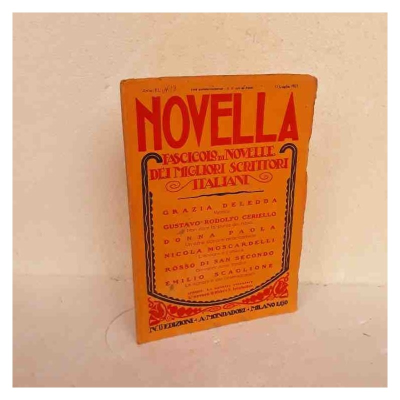 Novella scrittori italiani 1921