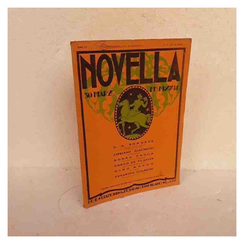Novella scrittori italiani 1922
