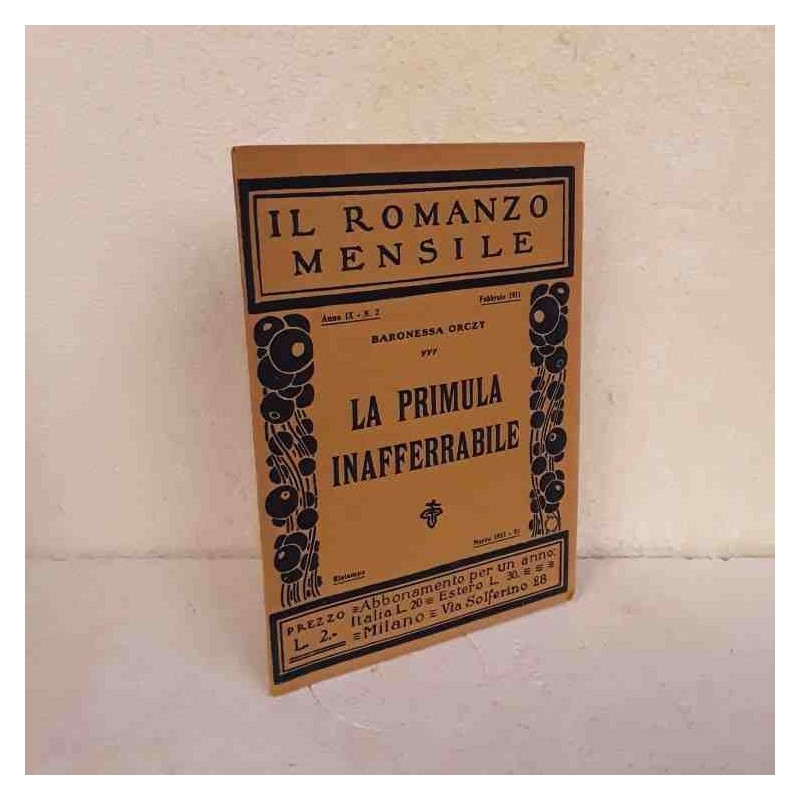 Il Romanzo Mensile 1933 La primula inafferabile