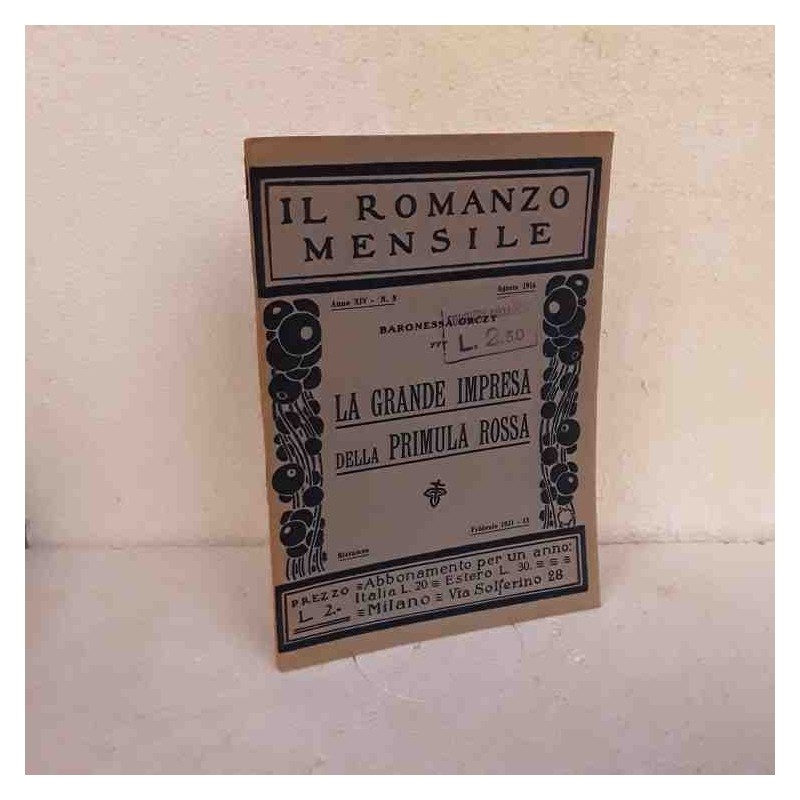 Il Romanzo Mensile 1931 La grande impresa della primula rossa