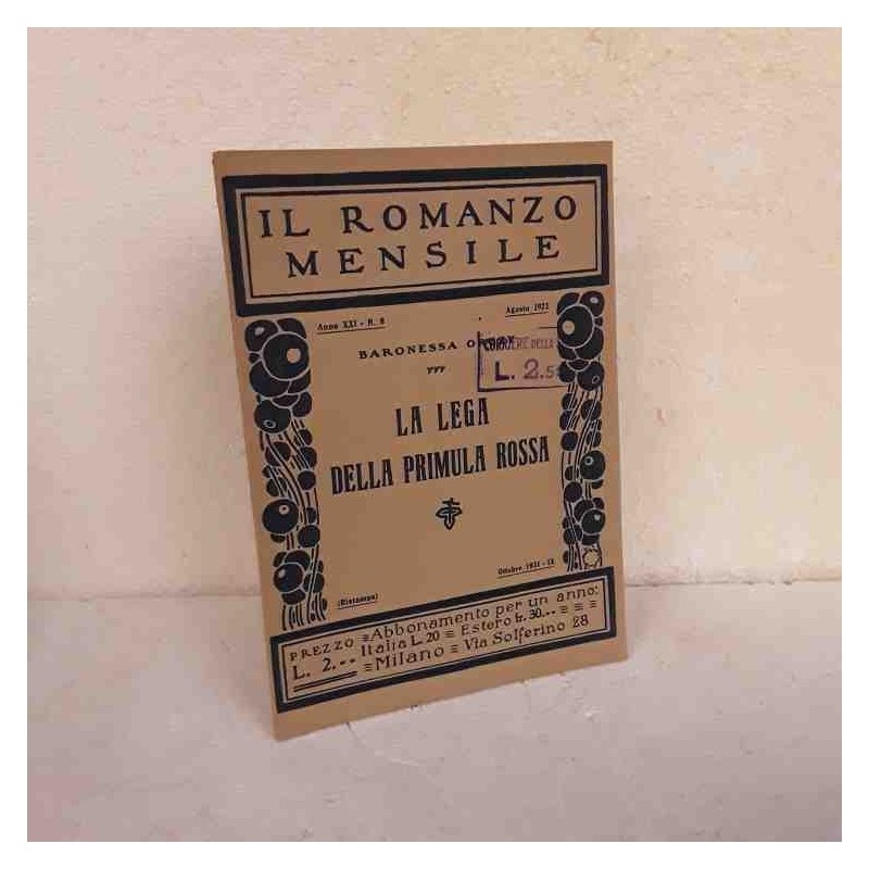 Il Romanzo Mensile 1931 La lega della primula rossa