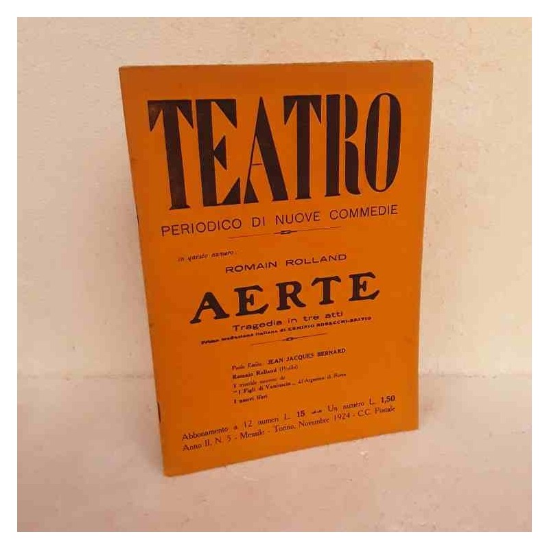 Teatro periodico nuove commedie 1924