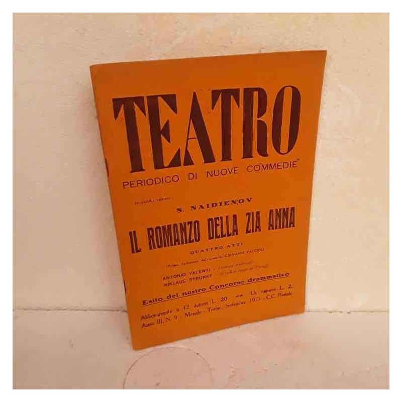 Teatro periodico nuove commedie 1925