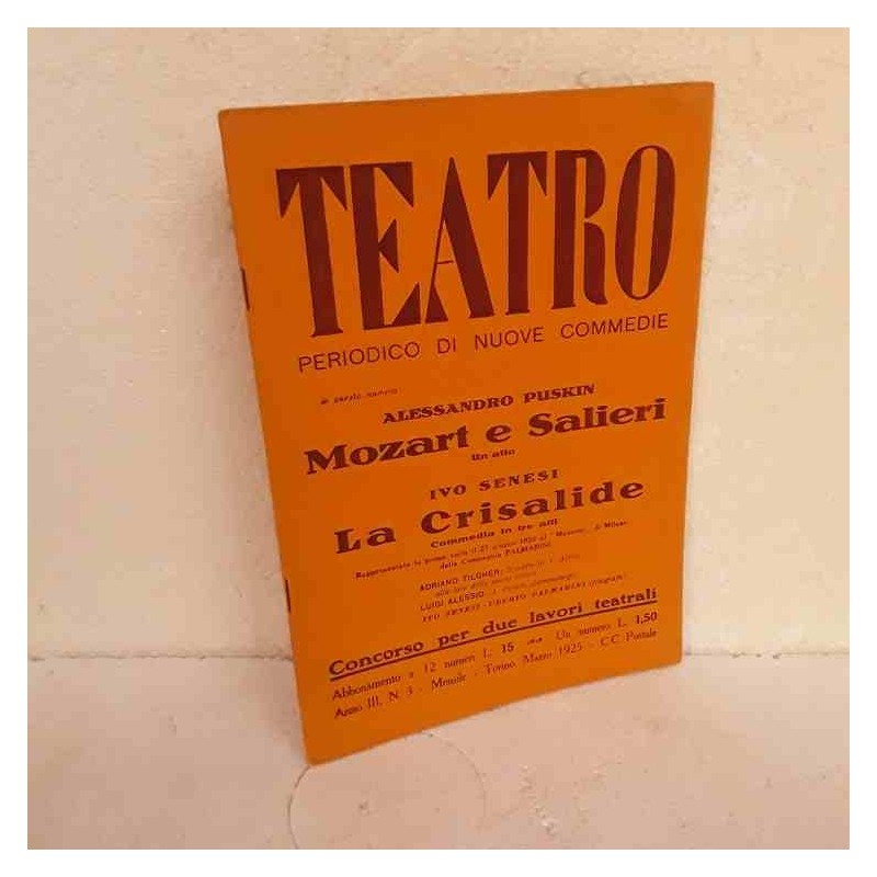 Teatro periodico nuove commedie 1925
